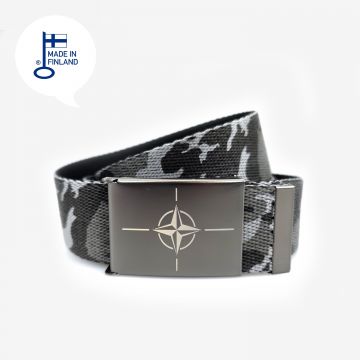 Camo canvasvyö 40mm, Nato-soljella