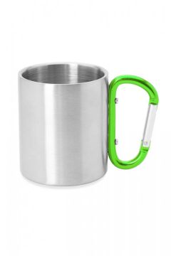 Metal muki, kaiverrus Leijona molemminpuolin 