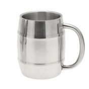 Tynnyrinmuotoinen terästuoppi 0,4L