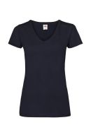 Naisten V-aukko Valueweight T deep navy