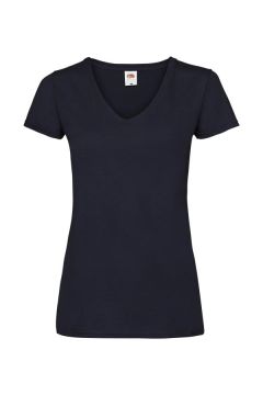 Naisten V-aukko Valueweight T deep navy