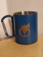 Ruostumattomasta teräksestä valmistettu muki 300ml