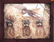 Kalapikarit ja kalapiikki lahjapakkauksessa