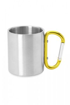 Metal muki, kaiverrus Leijona molemminpuolin 