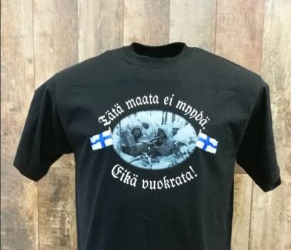 T-paita, Tätä maata ei myydä Eikä Vuokrata koko S  vain 5 kpl
